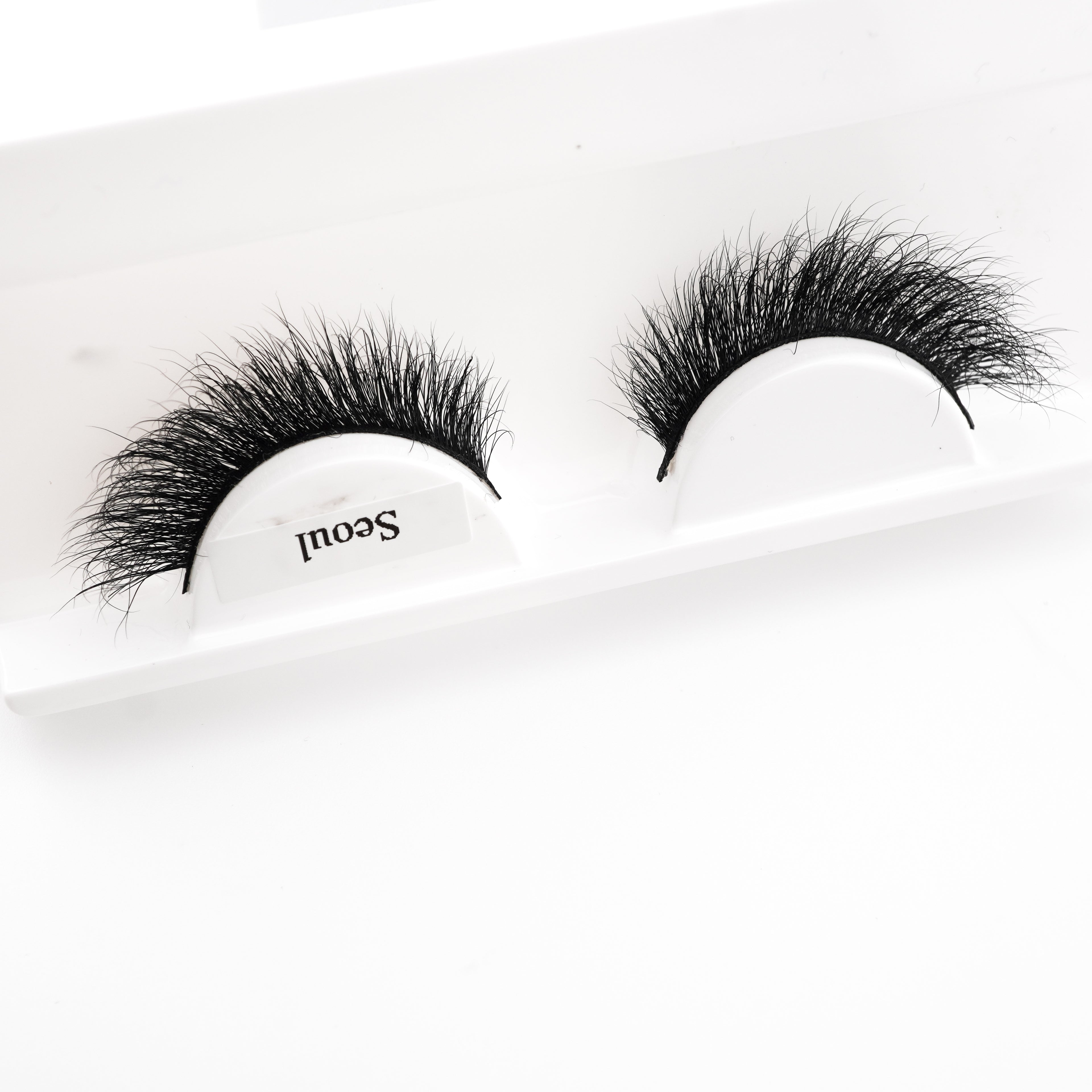 Fluffy 100% Mink Strip Lashes  - Seoul