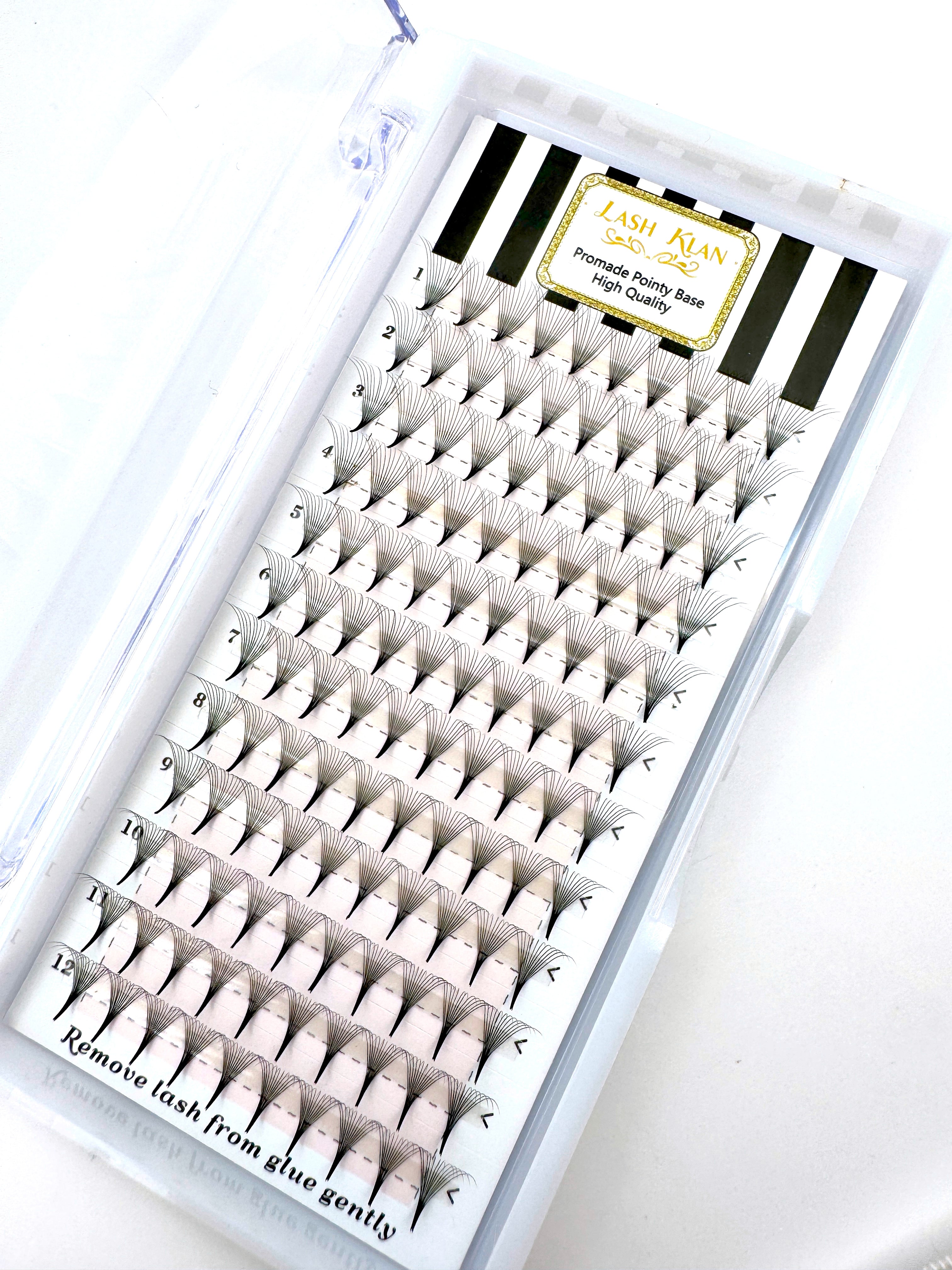 12D Premade fan lashes Russian Volume Fan lashes