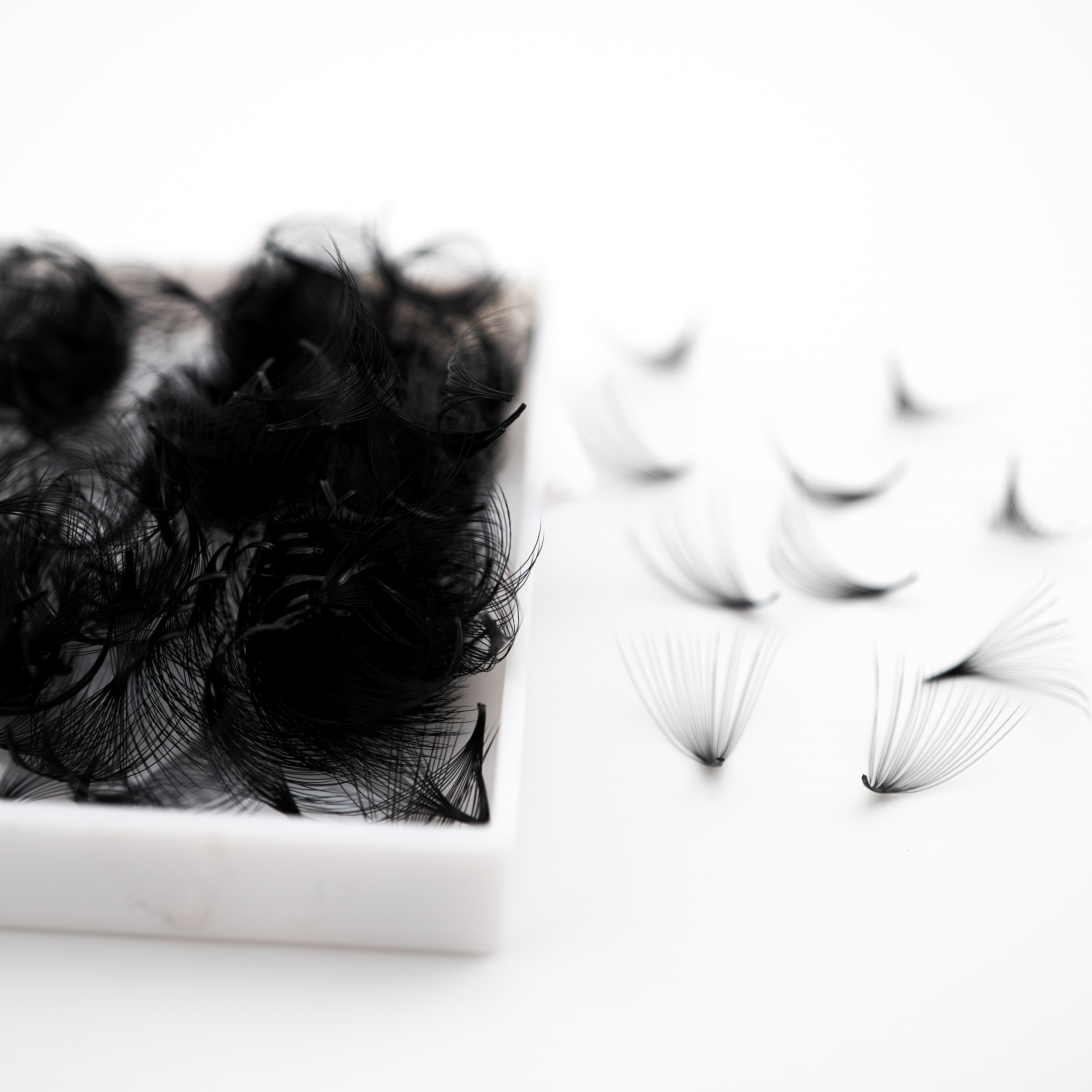 20D Loose Promade Russian Volume Fan lashes 0.05mm Pointy Base eyelash extension