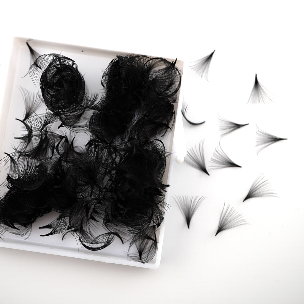 20D Loose Promade Russian Volume Fan lashes 0.05mm Pointy Base eyelash extension