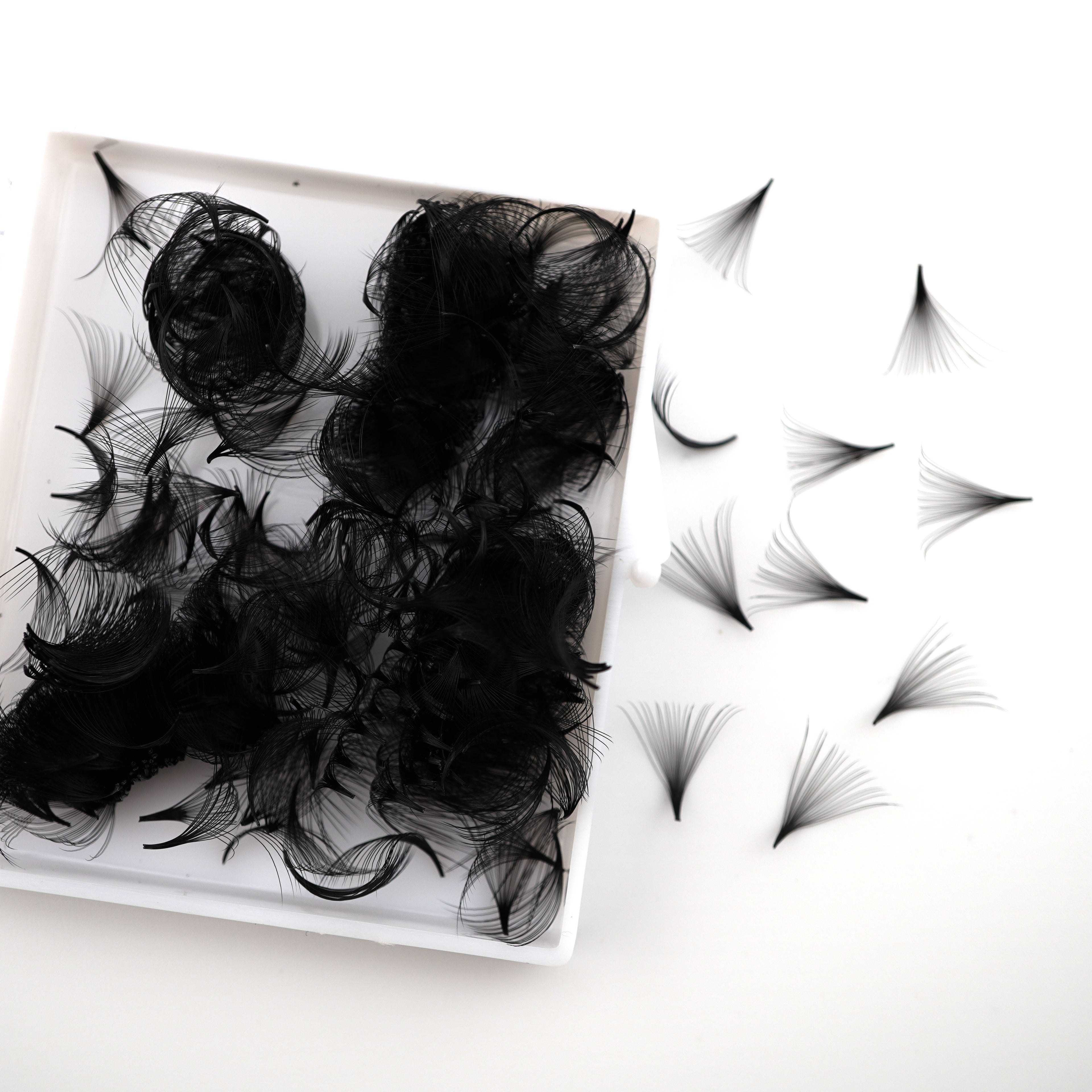 20D Loose Promade Russian Volume Fan lashes 0.05mm Pointy Base eyelash extension