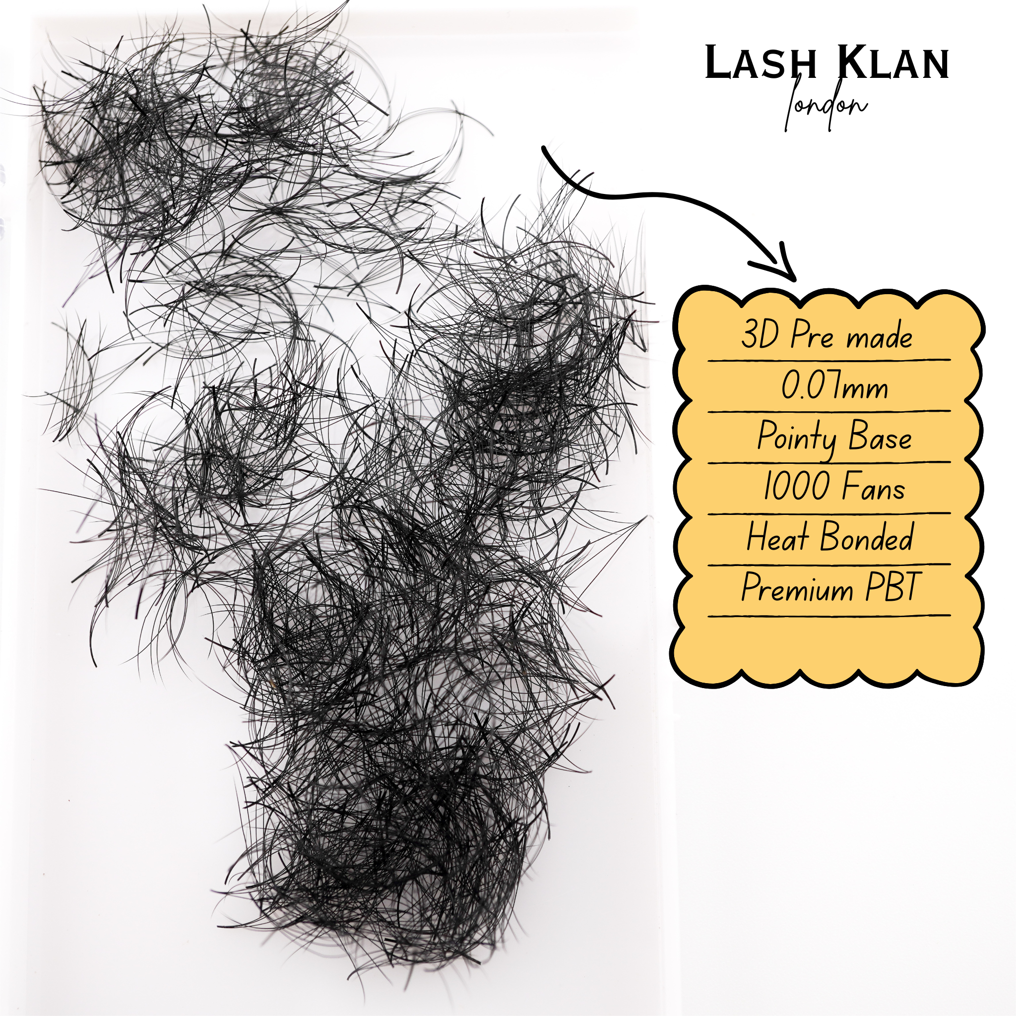 3D Premade Fans | Mixed Length Bundle Deal 12mm|15mm Lash Klan