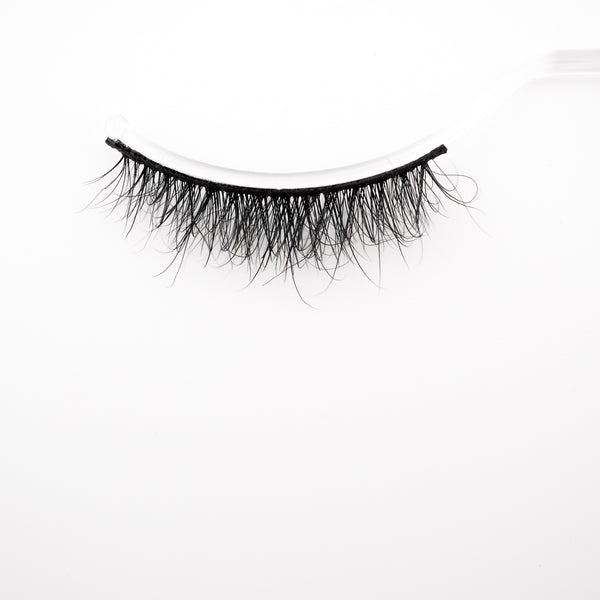 Fluffy Mink short black Strip Lashes  - Frankfurt