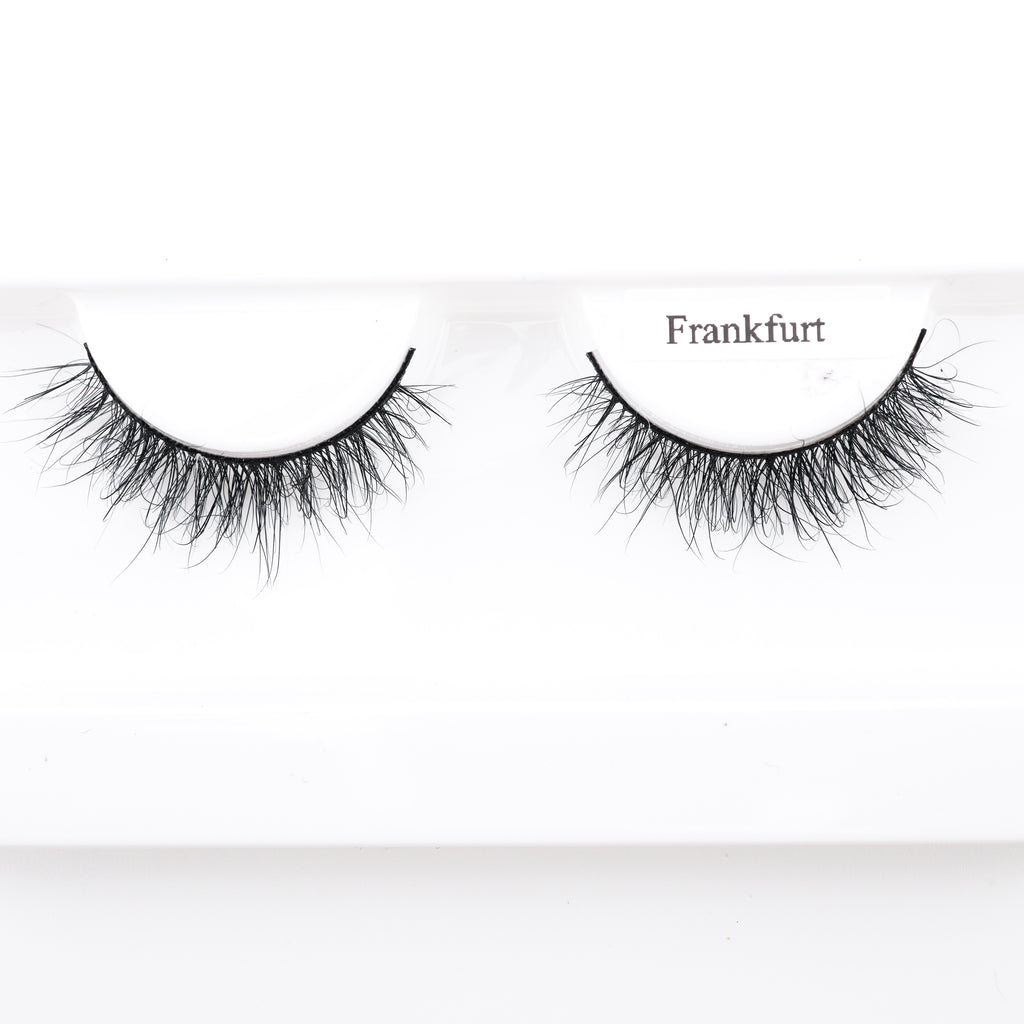 Fluffy Mink short black Strip Lashes  - Frankfurt