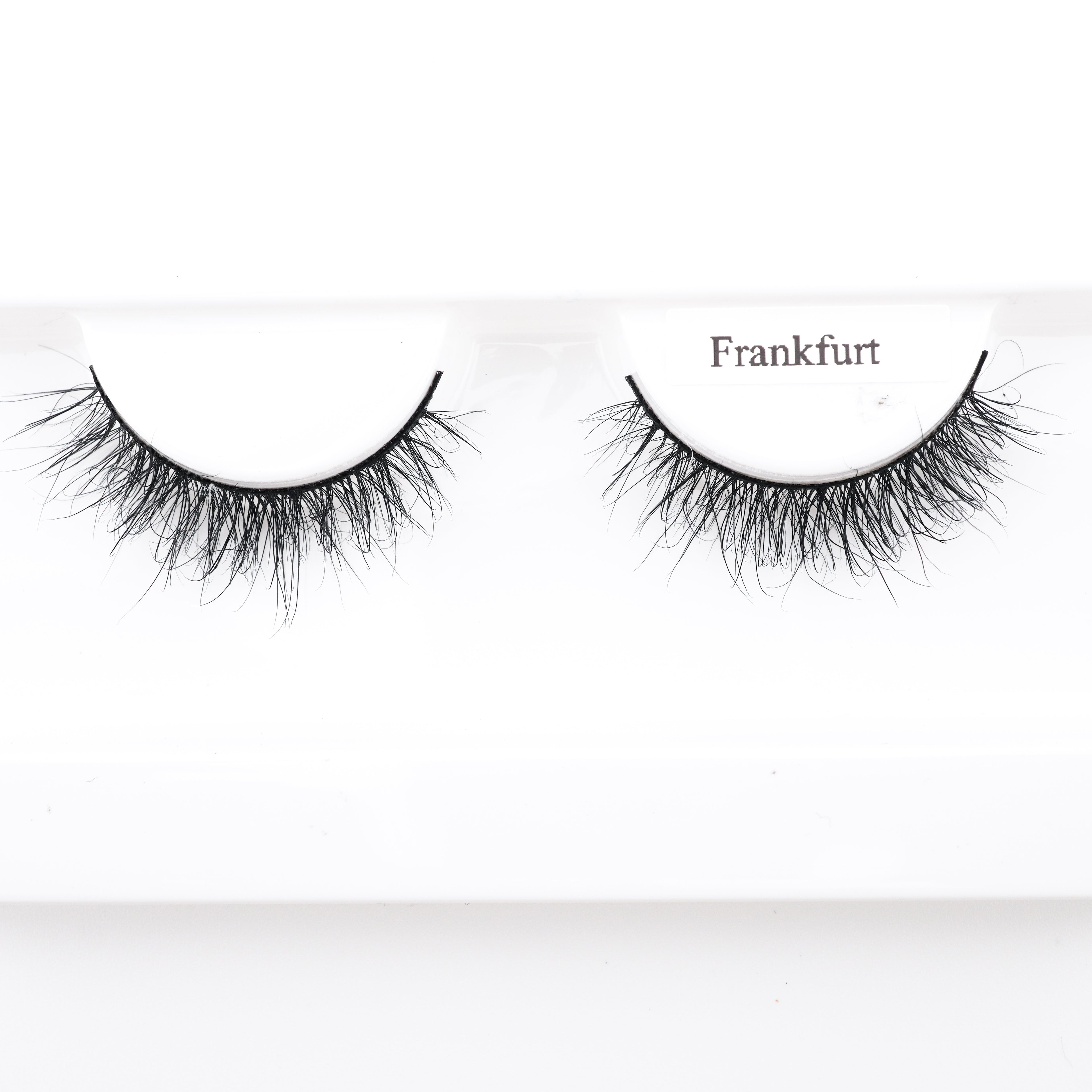 Fluffy Mink short black Strip Lashes  - Frankfurt