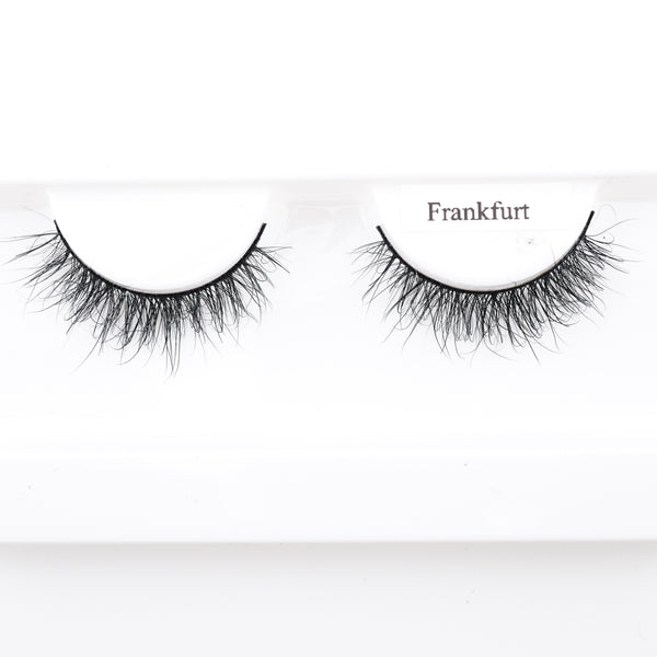 Fluffy Mink short black Strip Lashes  - Frankfurt
