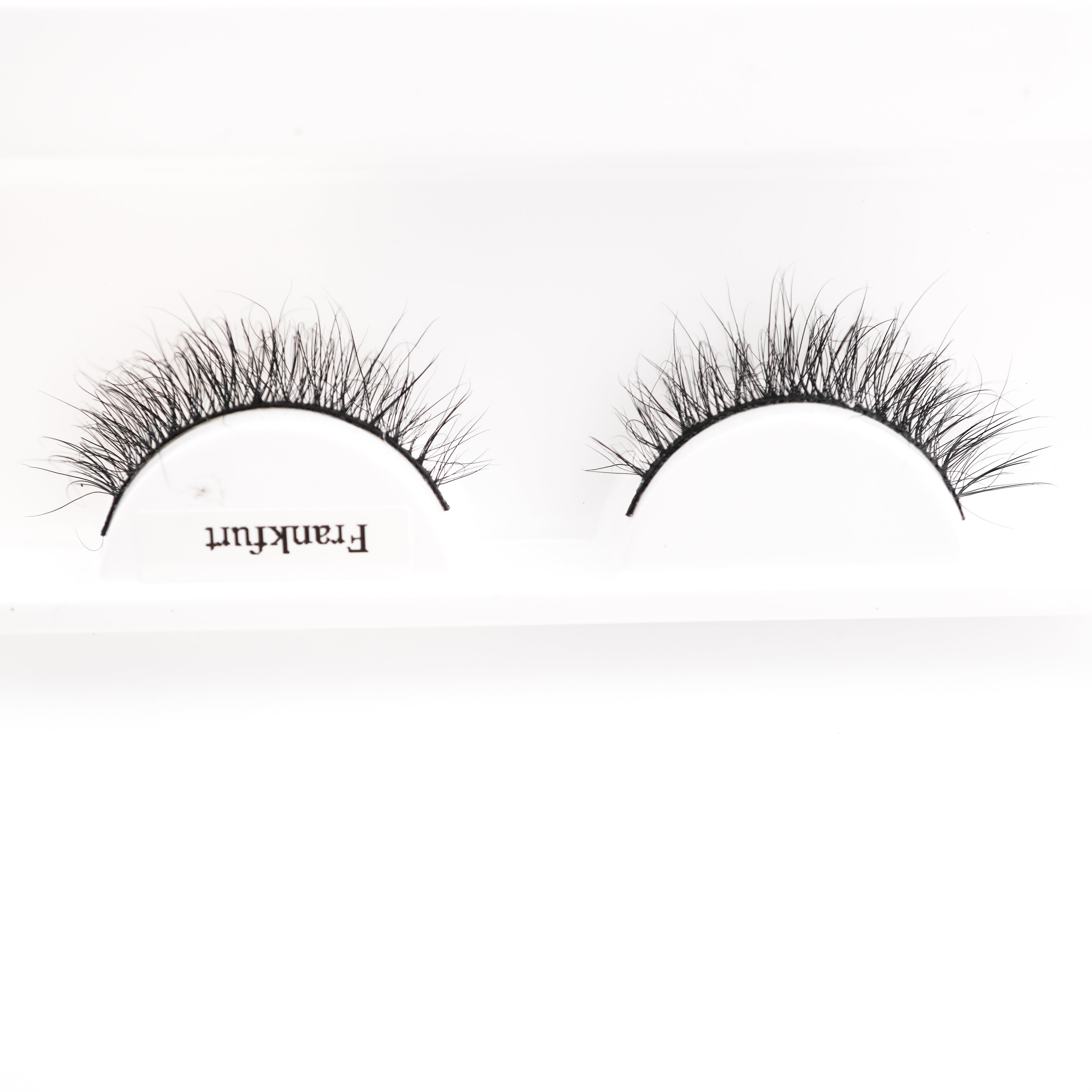 Fluffy Mink short black Strip Lashes  - Frankfurt
