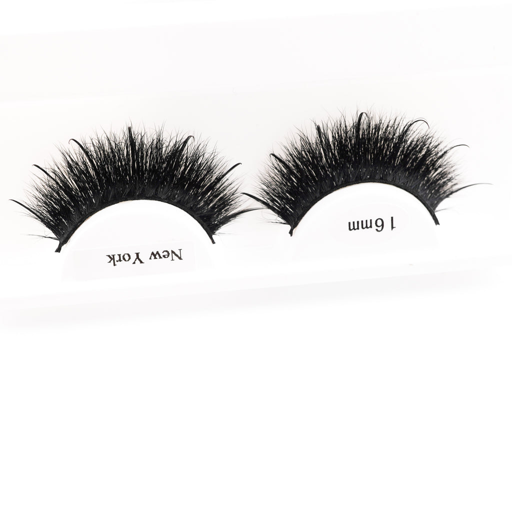 Fluffy Mink Strip Long Lashes  - New York