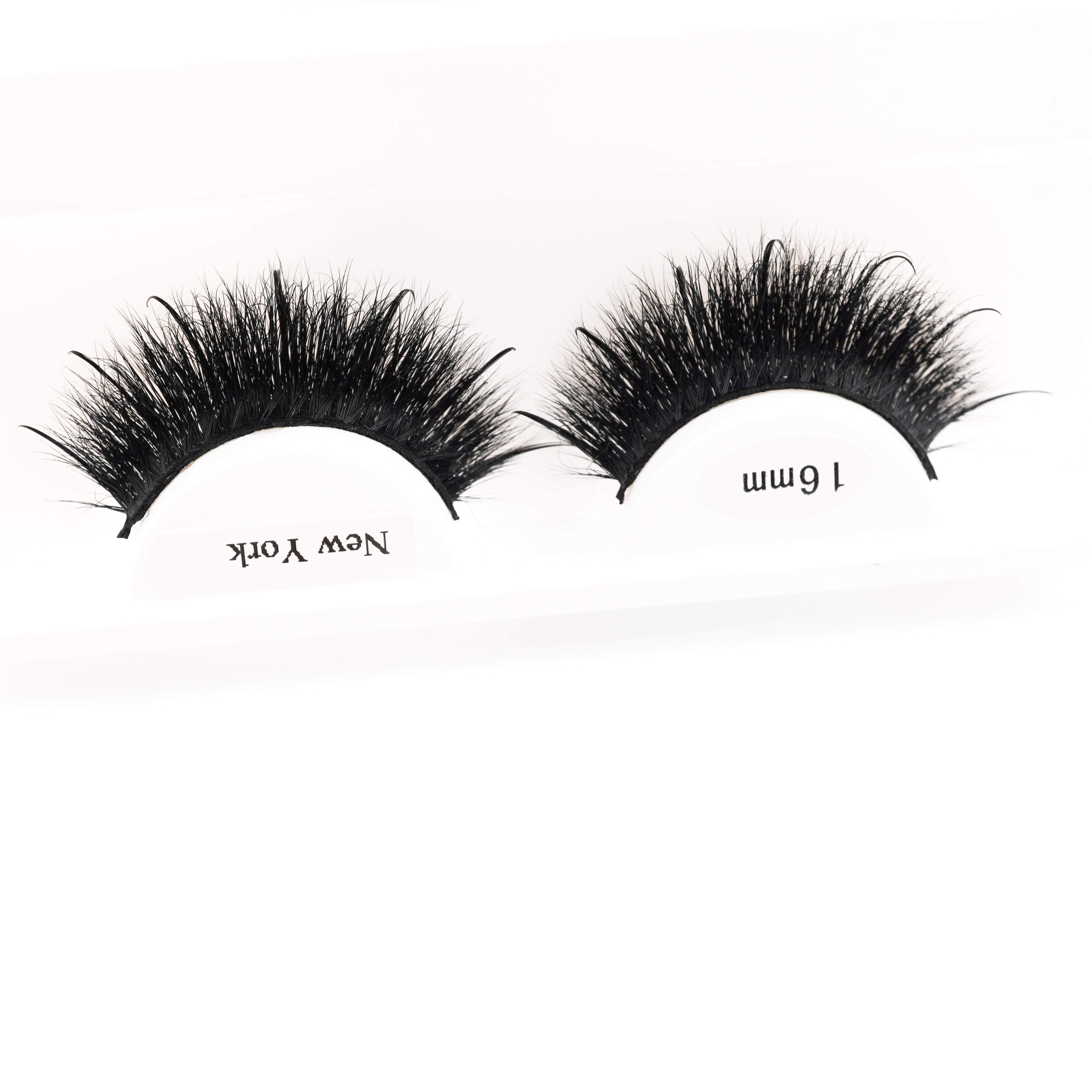 Fluffy Mink Strip Long Lashes  - New York