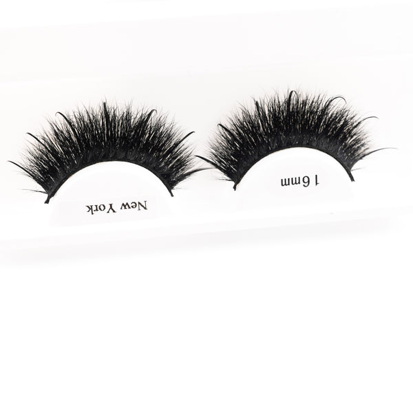 Fluffy Mink Strip Long Lashes  - New York