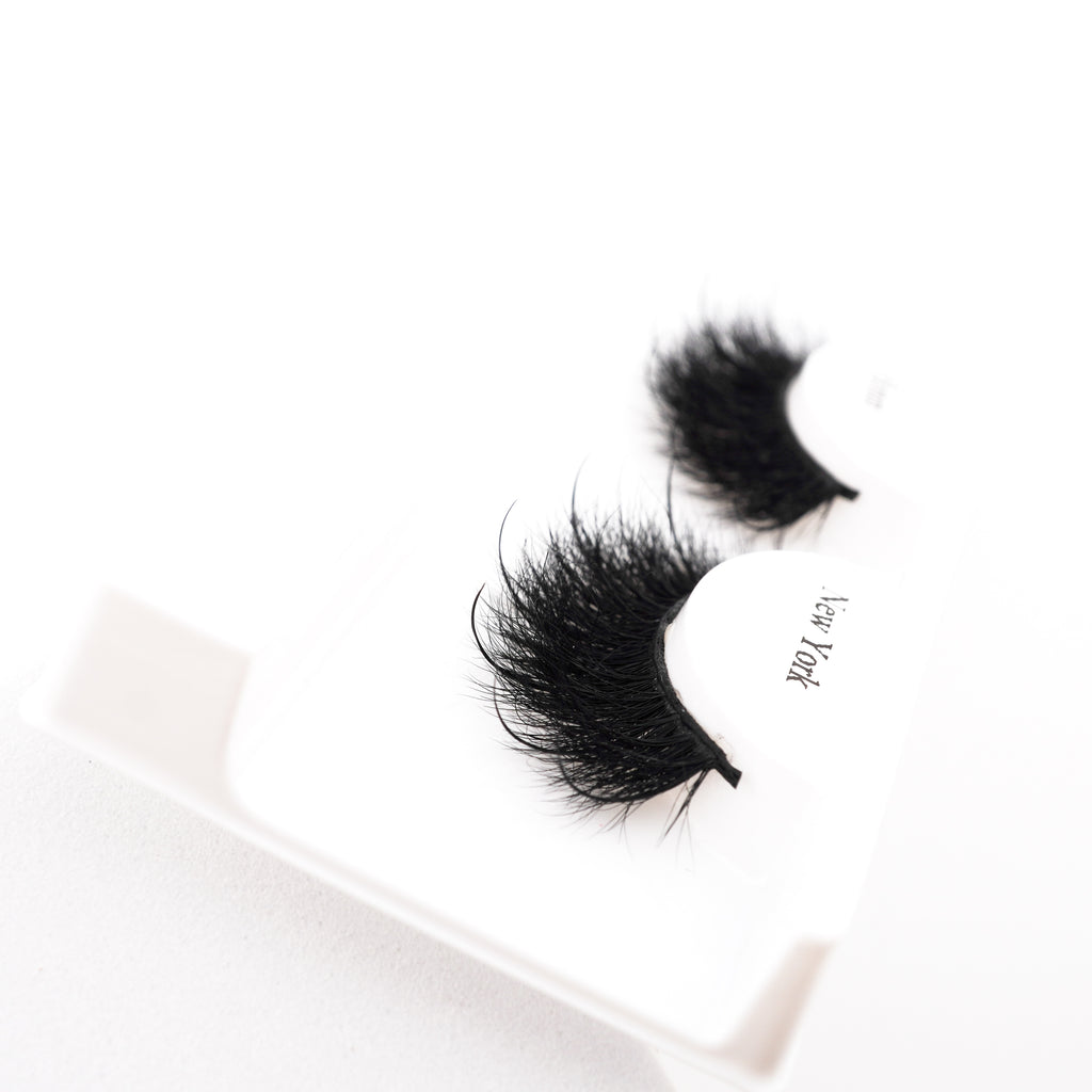 Fluffy Mink Strip Long Lashes  - New York