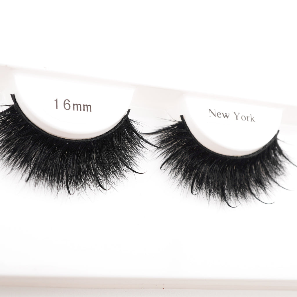 Fluffy Mink Strip Long Lashes  - New York