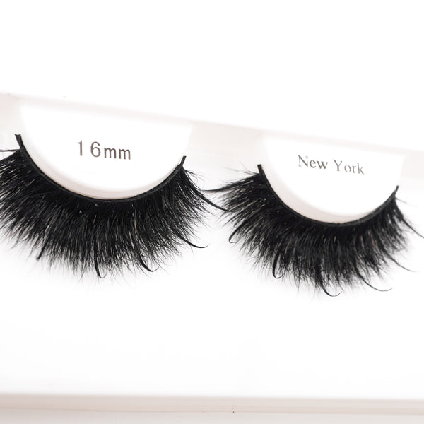 Fluffy Mink Strip Long Lashes  - New York