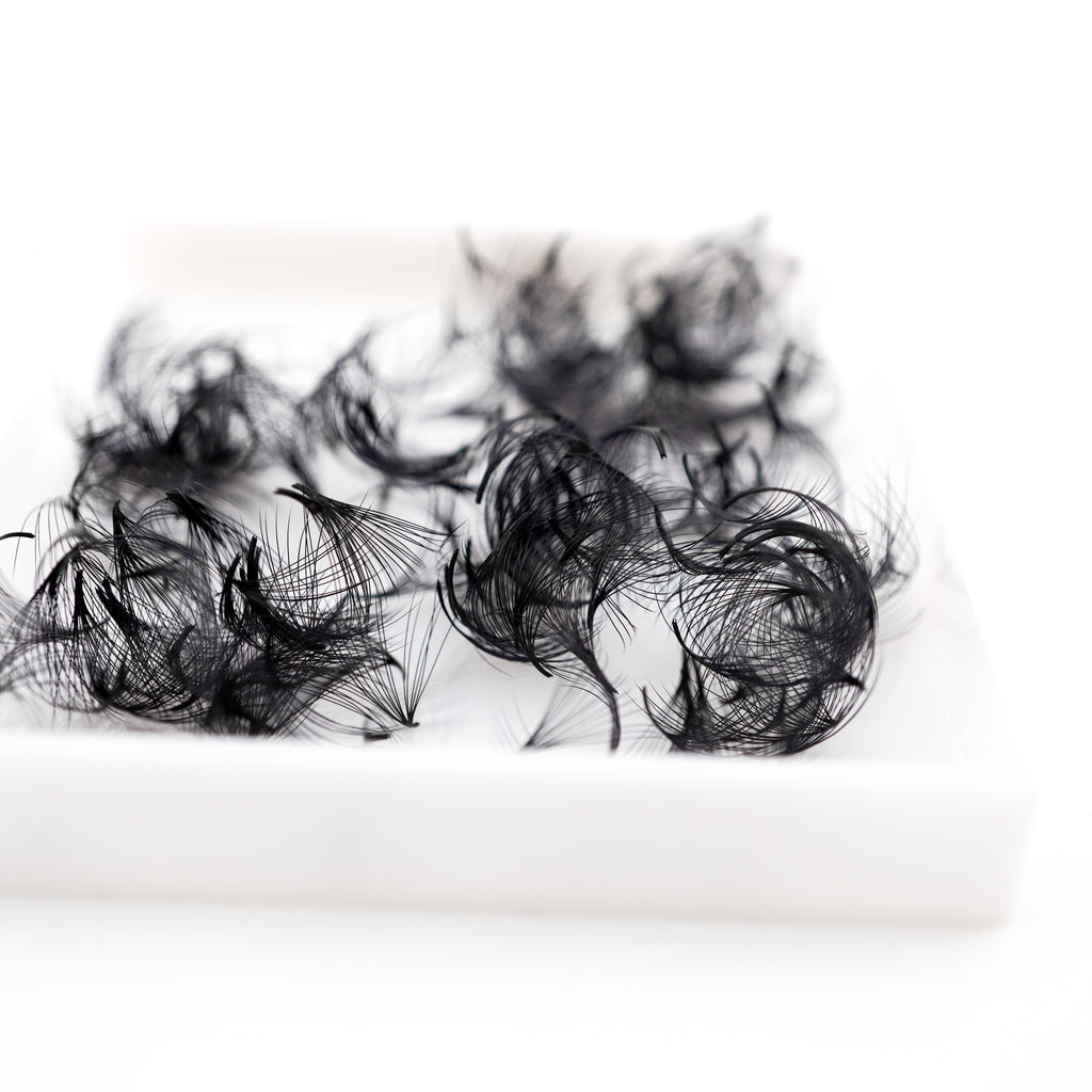 14D Loose Promade Russian Volume Fan lashes 0.05mm Pointy Base eyelash extension Lash Klan