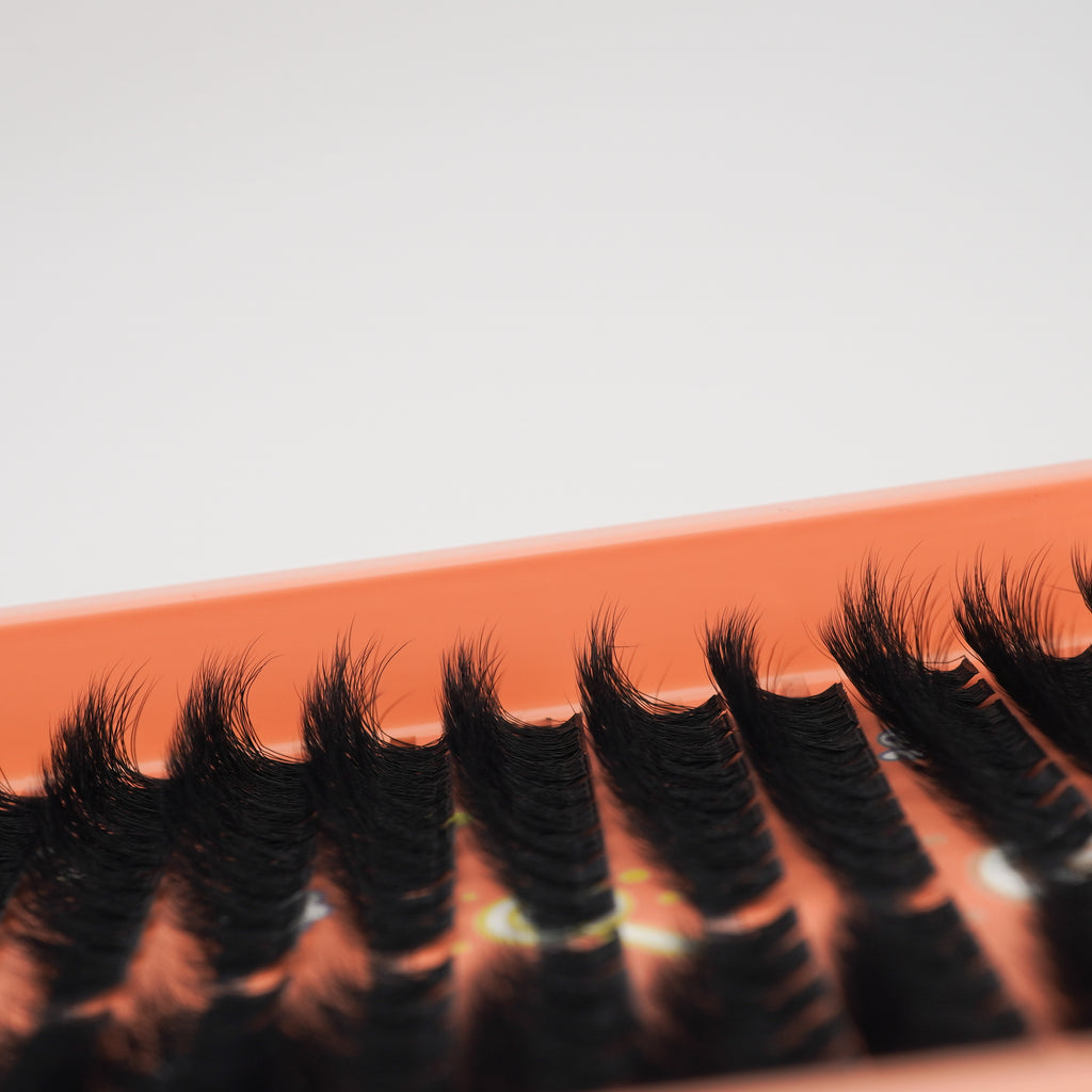 Lash Klan Fluffy DIY Lash Clusters – 100D Plant Fibre Cat Eye Lashes, 8–15mm Lash Klan