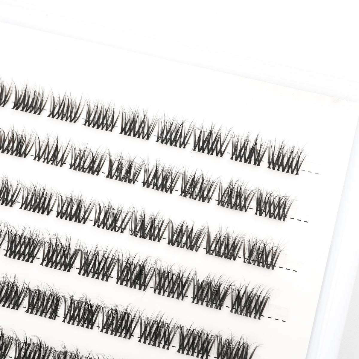 Lash Klan Ultra Fine DIY Lash Clusters – 120pcs, Invisible Band, Mixed Length 8–16mm, 0.05mm Lash Klan
