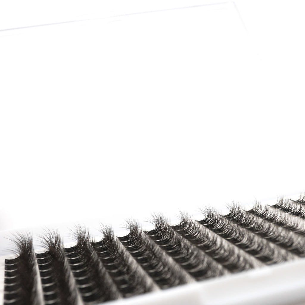 Lash Klan Ultra Fine DIY Lash Clusters – 120pcs, Invisible Band, Mixed Length 8–16mm, 0.05mm Lash Klan
