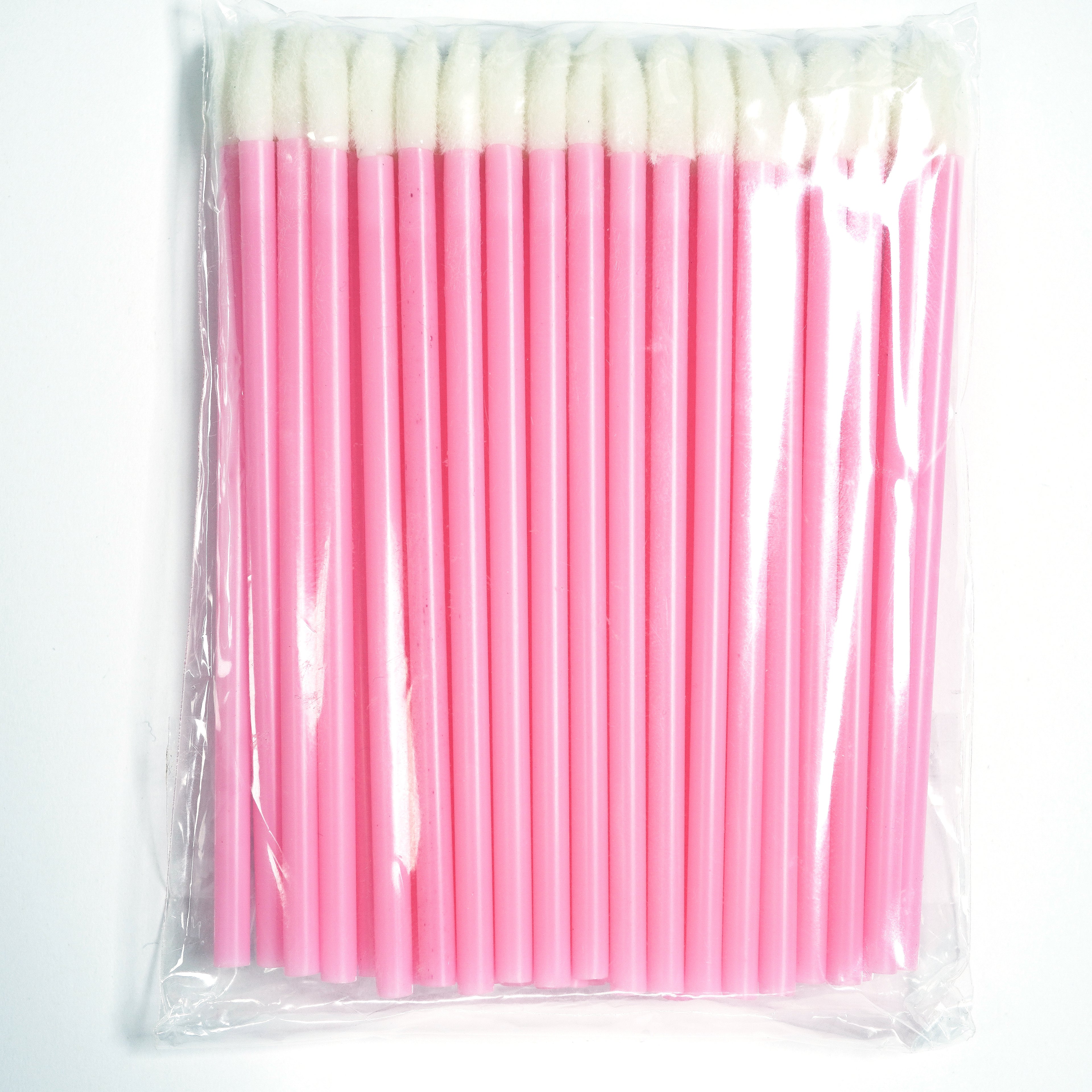 Disposable eyelash fibre wand cleaner/ lip stick applicator