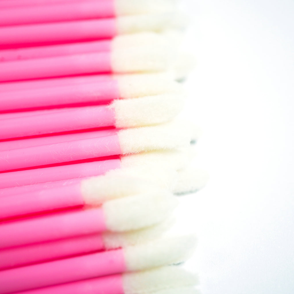 Disposable eyelash fibre wand cleaner/ lip stick applicator