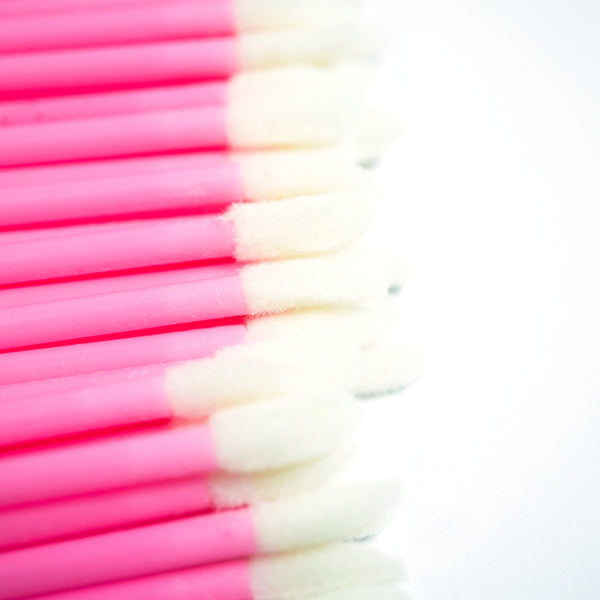 Disposable eyelash fibre wand cleaner/ lip stick applicator