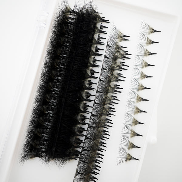 Double Layered Promade Volume Lashes 500 Fans 0.05mm