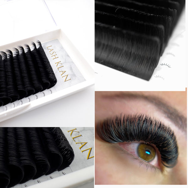 Easy Fan Volume Lashes Long Lengths 17mm-20mm