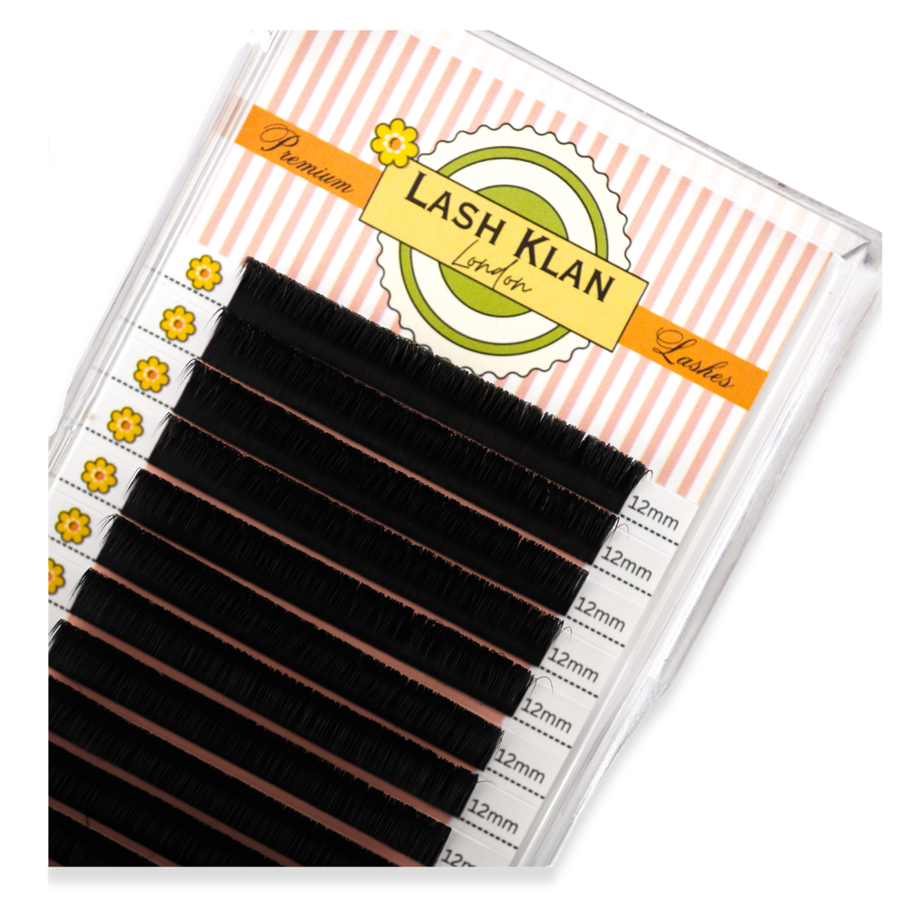 New Packaging Easy Fan Auto Fanning lashes Camelia 0.07mm Black extensions