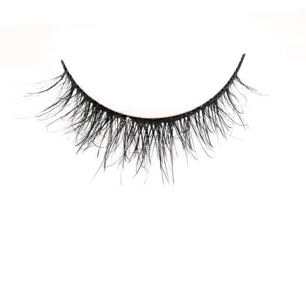 Fluffy Mink short black Strip Lashes  - Frankfurt