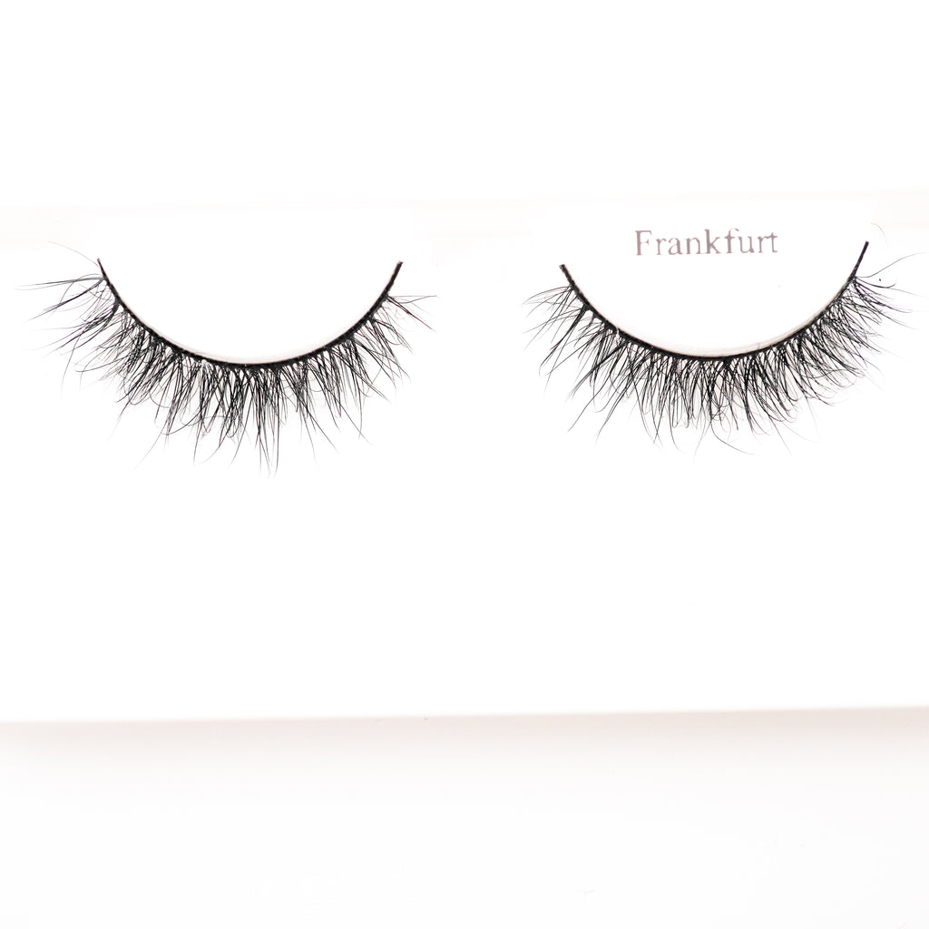 Fluffy Mink short black Strip Lashes  - Frankfurt