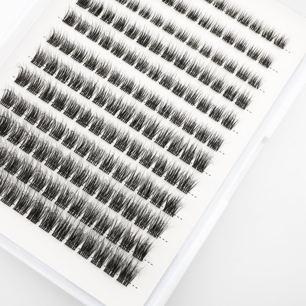 Lash Klan Ultra Fine DIY Lash Clusters – 120pcs, Invisible Band, Mixed Length 8–16mm, 0.05mm Lash Klan