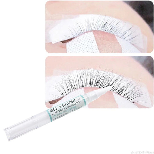 Eyelash Extension Glue Remover brush on gel