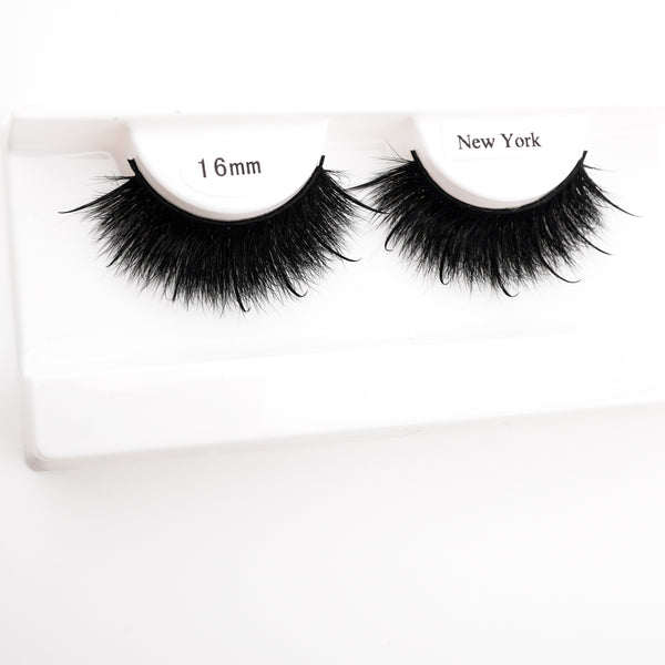 Fluffy Mink Strip Long Lashes  - New York