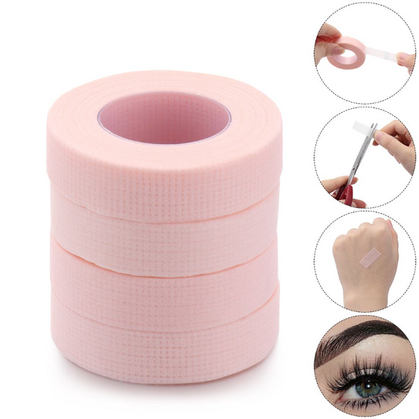 Micropore Tape Roll Pink for under-eye eyelash extension tape