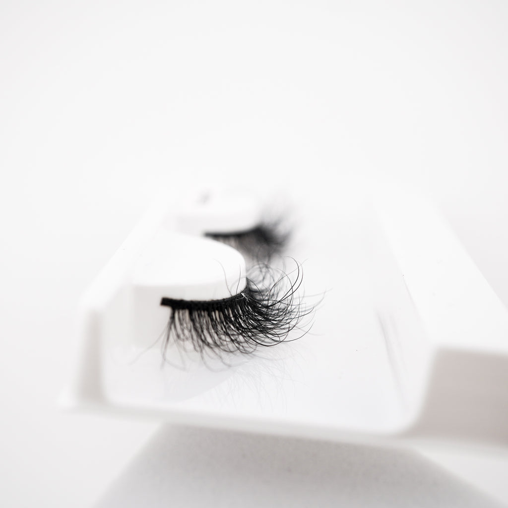 Fluffy Mink short black Strip Lashes  - Frankfurt