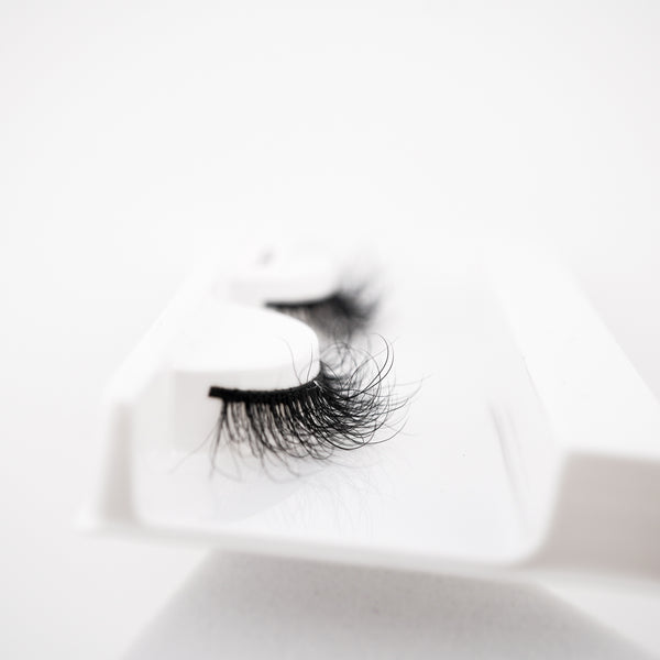 Fluffy Mink short black Strip Lashes  - Frankfurt