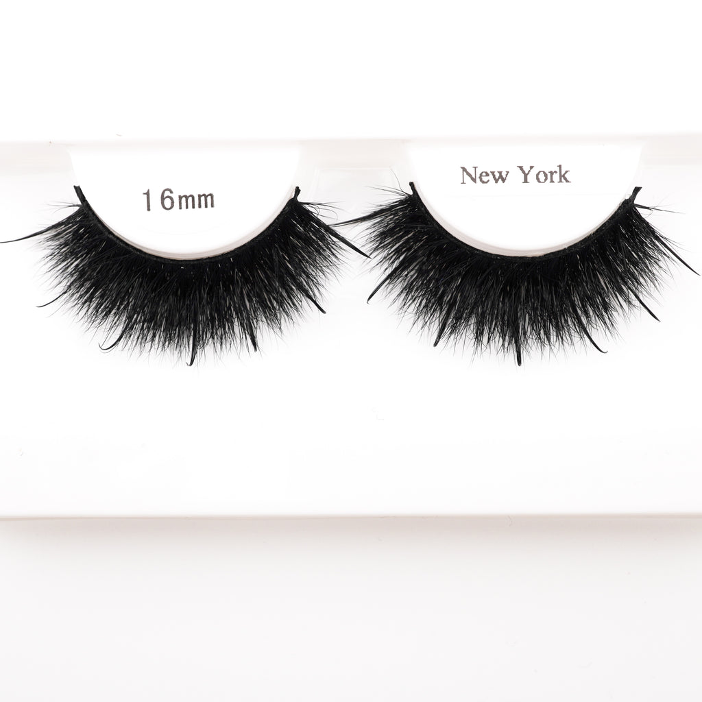 Fluffy Mink Strip Long Lashes  - New York