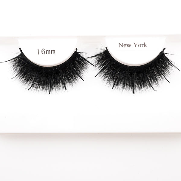 Fluffy Mink Strip Long Lashes  - New York