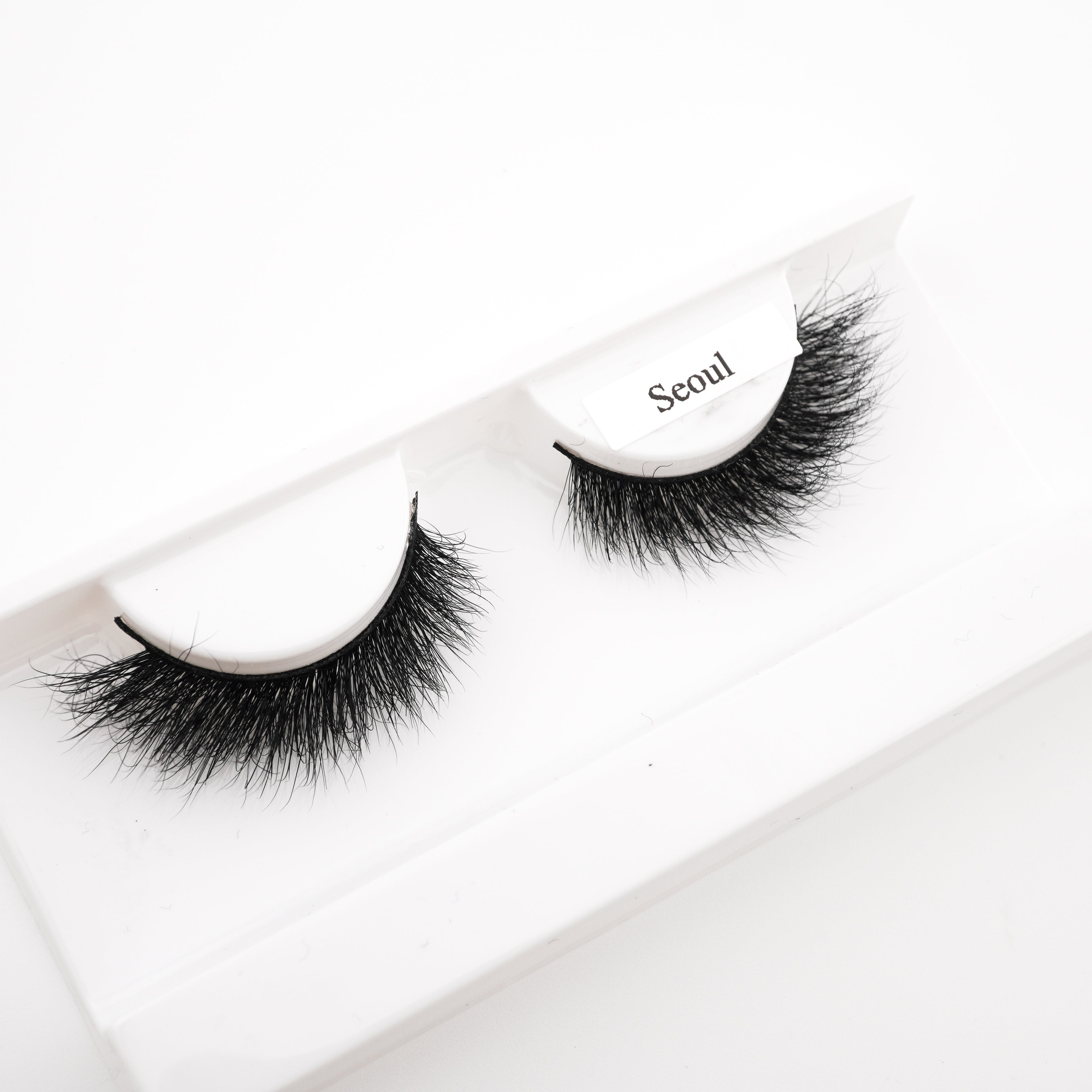 Fluffy 100% Mink Strip Lashes  - Seoul
