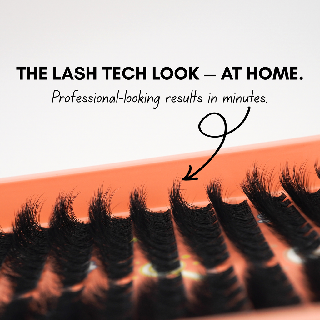 Lash Klan Fluffy DIY Lash Clusters – 100D Plant Fibre Cat Eye Lashes, 8–15mm Lash Klan