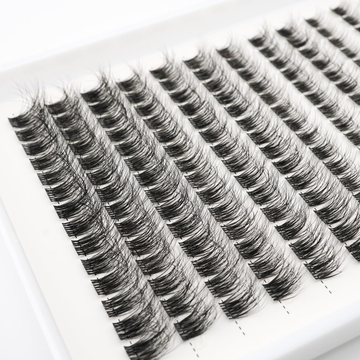 Lash Klan Ultra Fine DIY Lash Clusters – 120pcs, Invisible Band, Mixed Length 8–16mm, 0.05mm Lash Klan