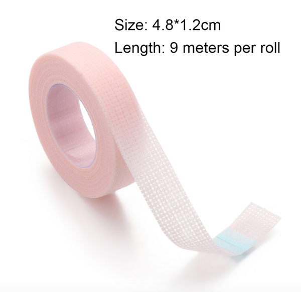 Micropore Tape Roll Pink for under-eye eyelash extension tape