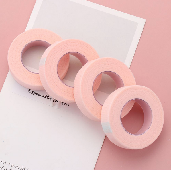 Micropore Tape Roll Pink for under-eye eyelash extension tape