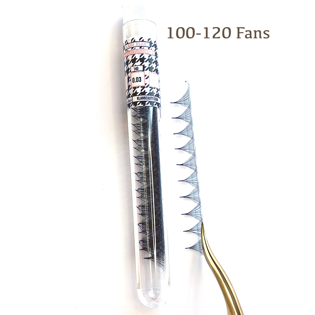 Promade 14D Pointy Narrow Base 0.03mm 80-110 Fans