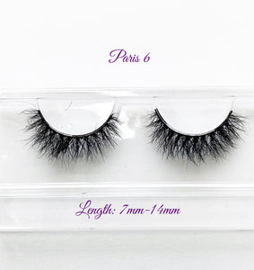 Fluffy Mink Strip False Lashes Paris 6