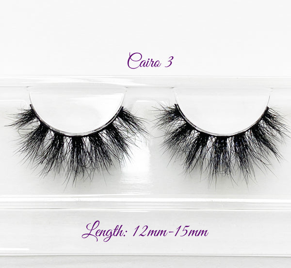 Fluffy Mink Strip False Lashes Cairo 3