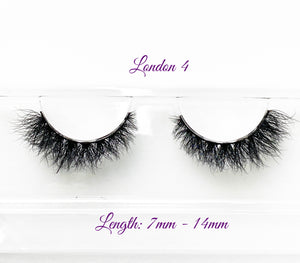 Fluffy Mink Strip False Lashes London 4